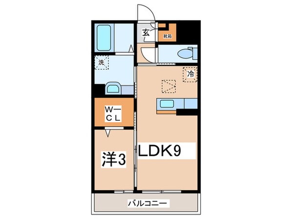 ｵ-ｸｽｱﾚｲ矢部ｳｪｽﾄｺ-ﾄの物件間取画像